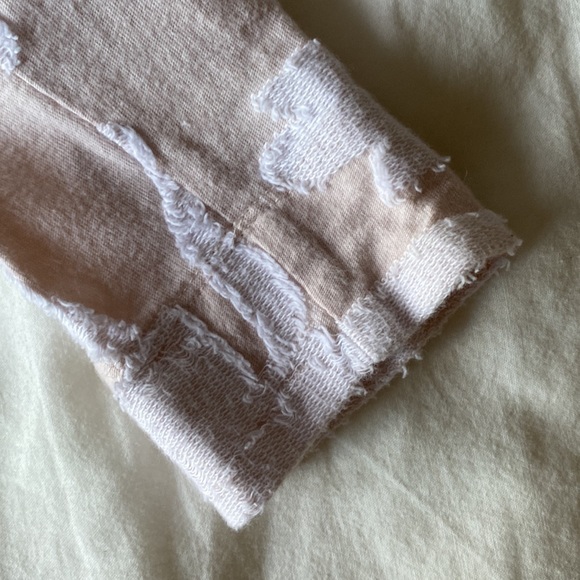 Loft long sleeve top, pink and white design, size small, light and breezy fabric - Picture 5 of 5